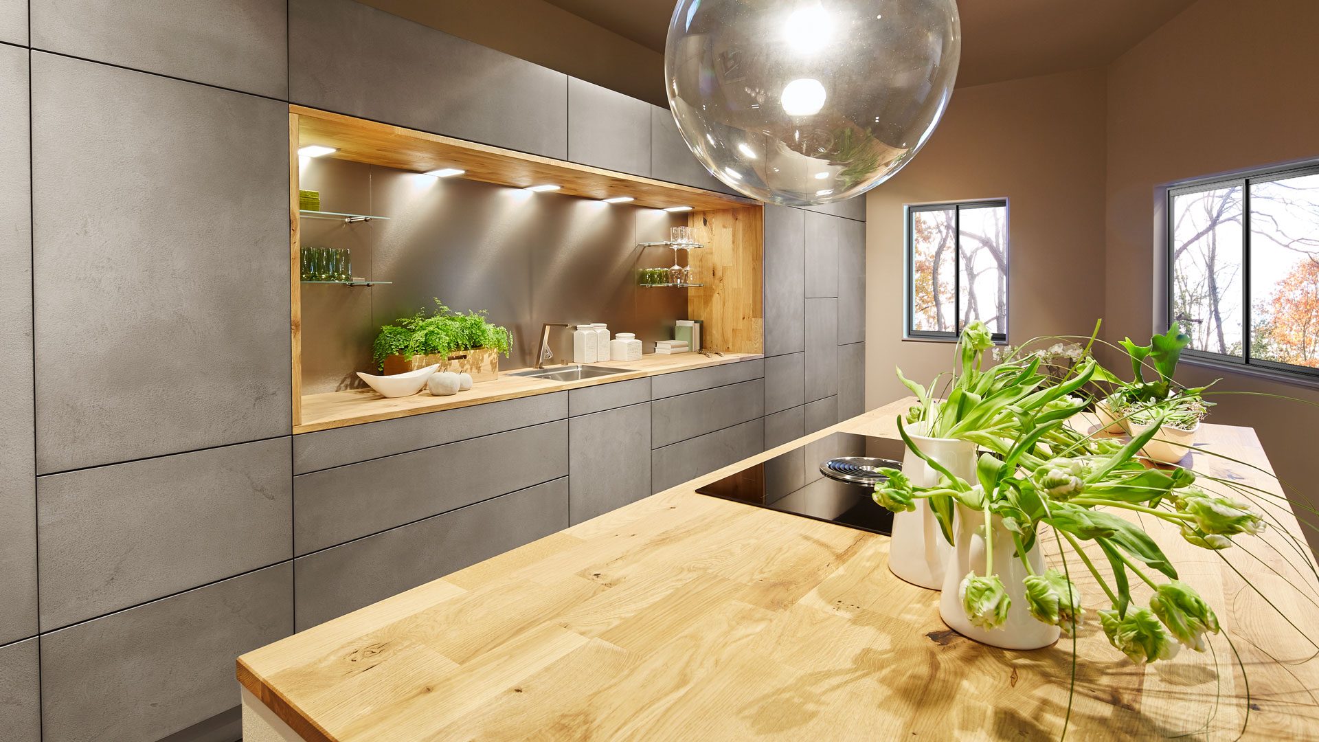 » Meble kuchenne Sachsen – Kuchen – Tessa granitgrau | Arkada Galeria