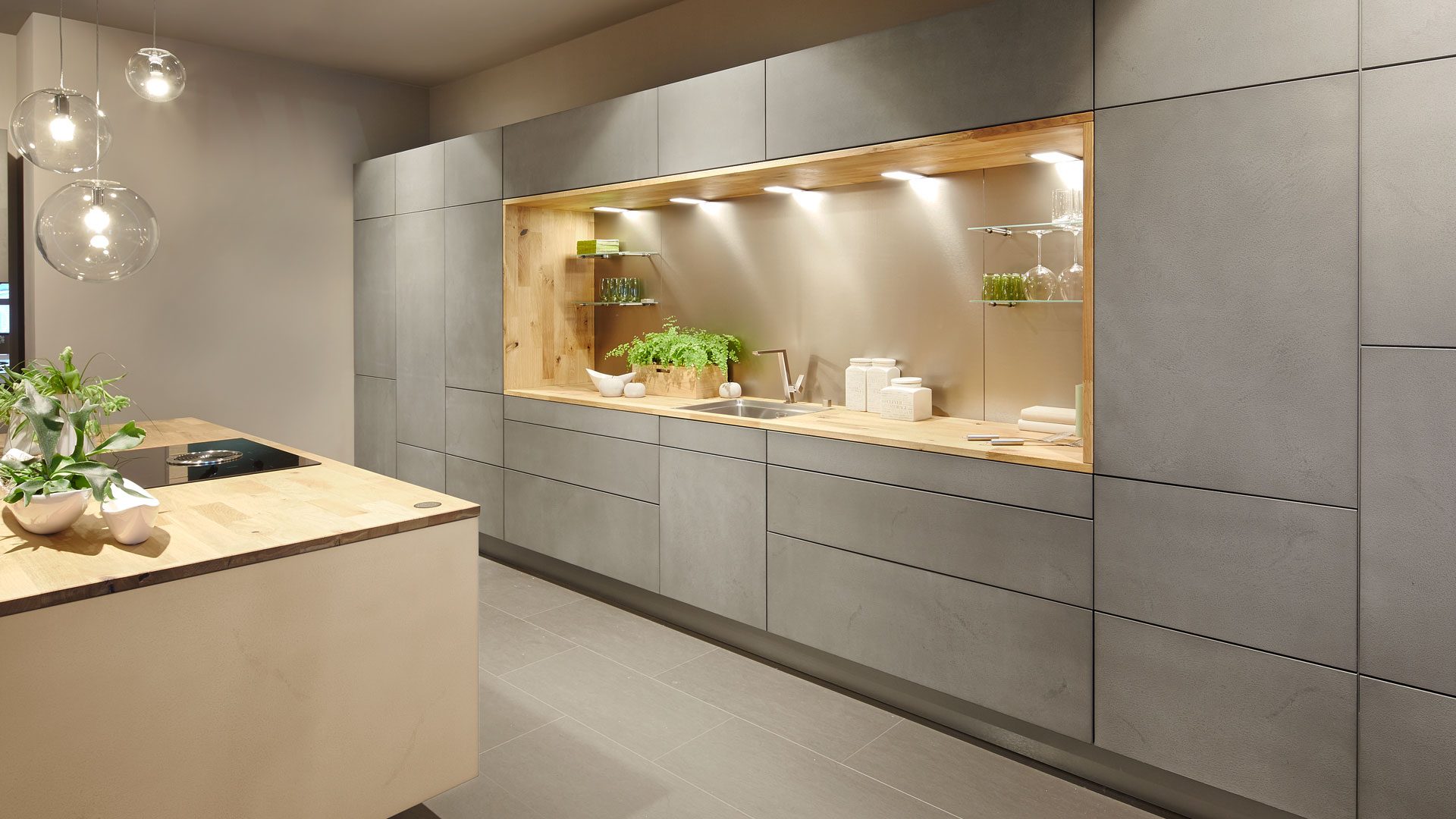 » Meble kuchenne Sachsen – Kuchen – Tessa granitgrau | Arkada Galeria