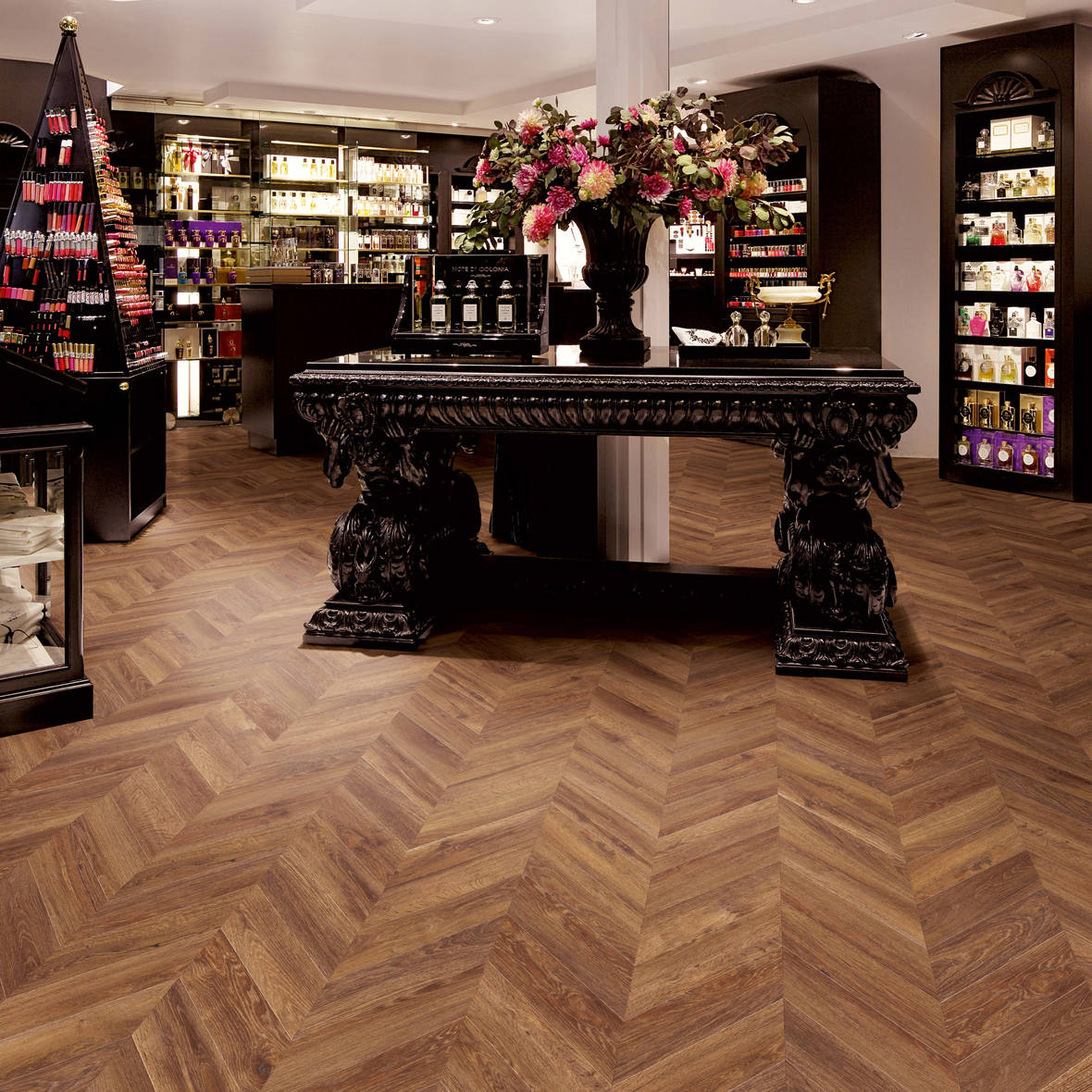 Panele winylowe Chevron – jodełka francuska