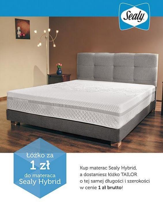 Łóżko TAILOR za 1zł! do materaca Sealy