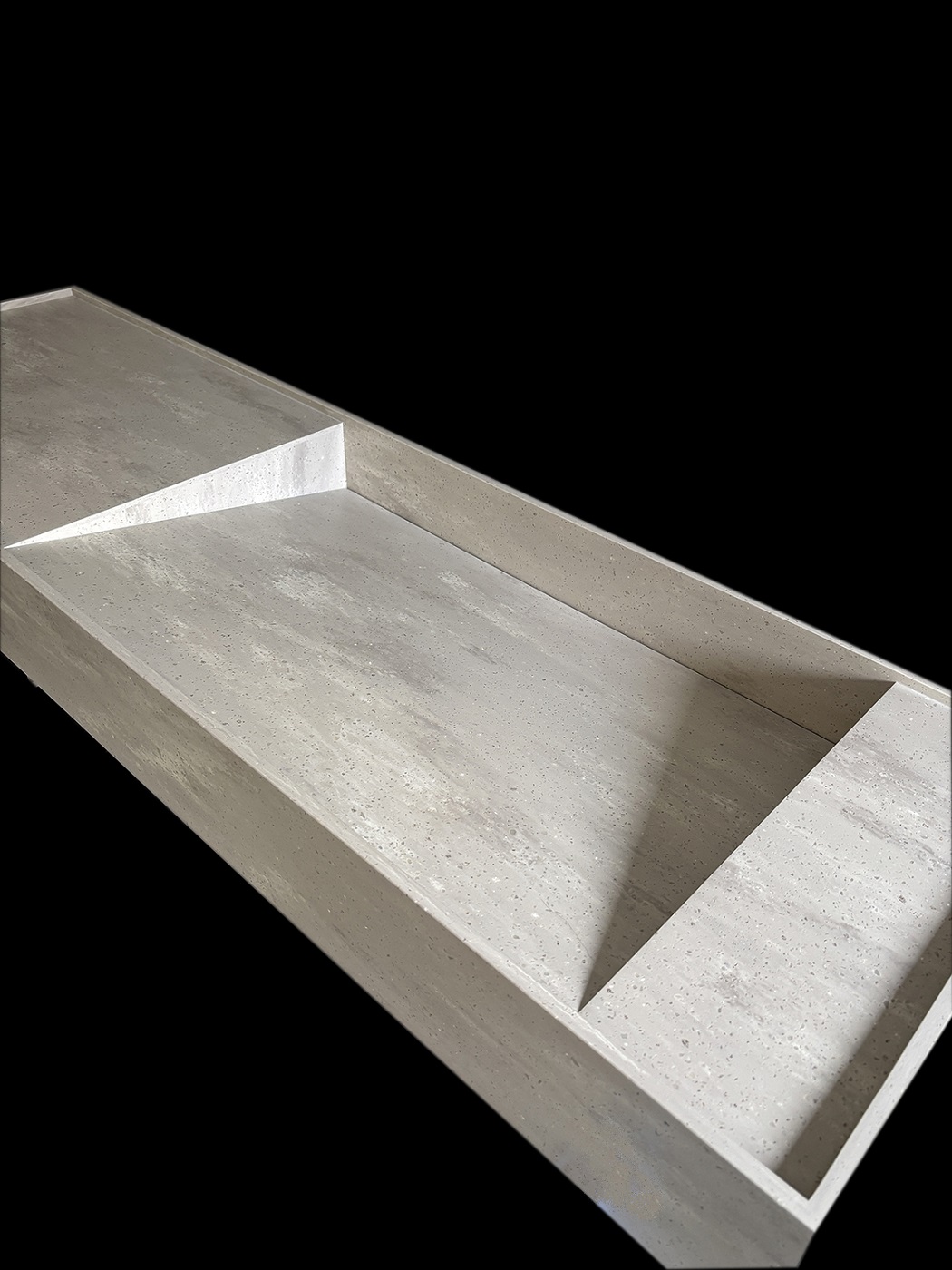 Corian® Neutral Aggregate i tylny odpływ liniowy: minimalizm, który naprawdę ułatwia życie